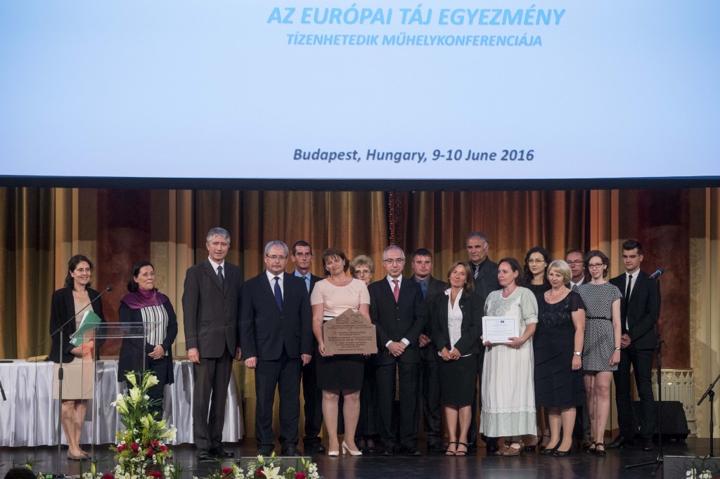 Fazekas Sándor, Az Európai Táj Egyezmény díjátadó, Pesti Vigadó